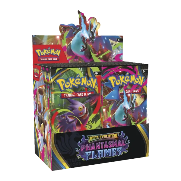 Caja de sobres Pokémon Fuegos Fantasmales Español