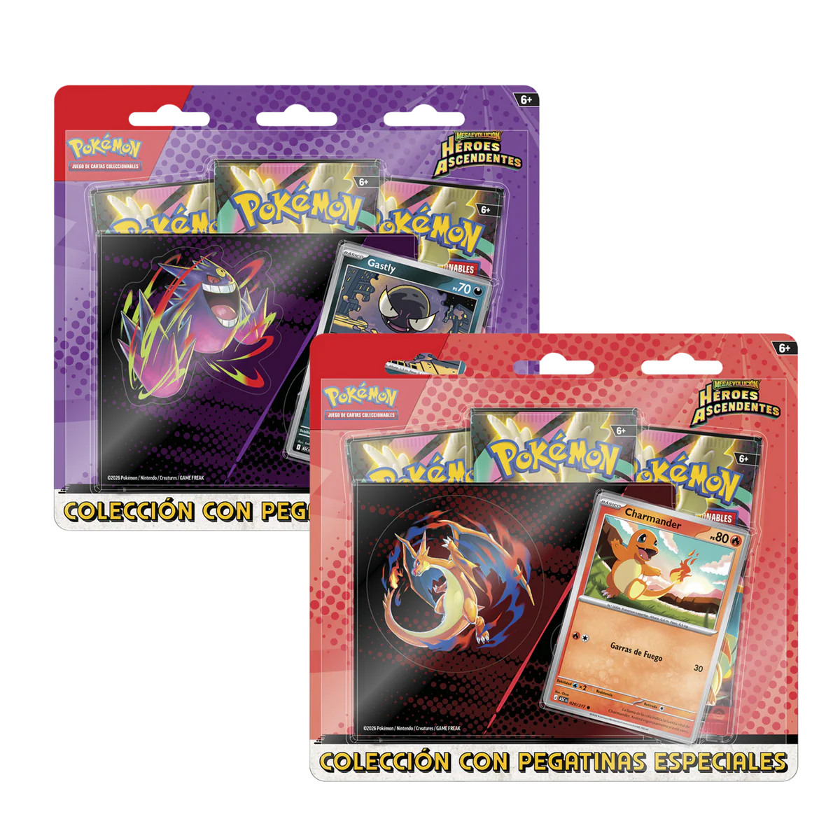 Blister Pokemon con Pegatina Héroes Ascendentes - Español