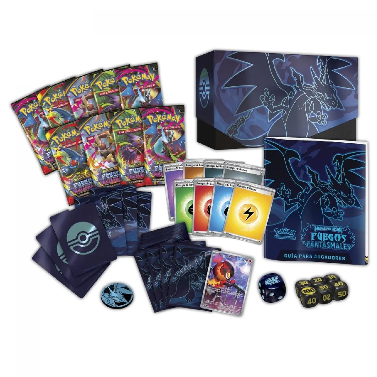 Pokémon - Megaevolución Fuegos Fantasmales - Caja de entrenador Élite (Español)